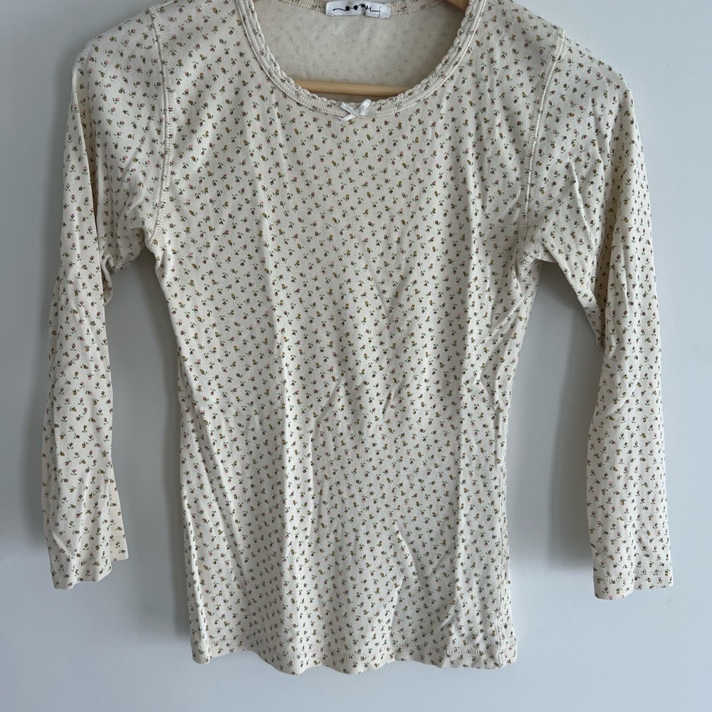 Doen Cream Fitted Blouse